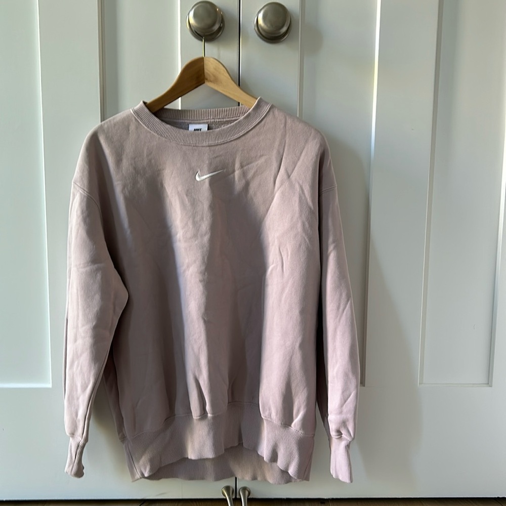 Nike sweatshirt xs oversized pink good condition